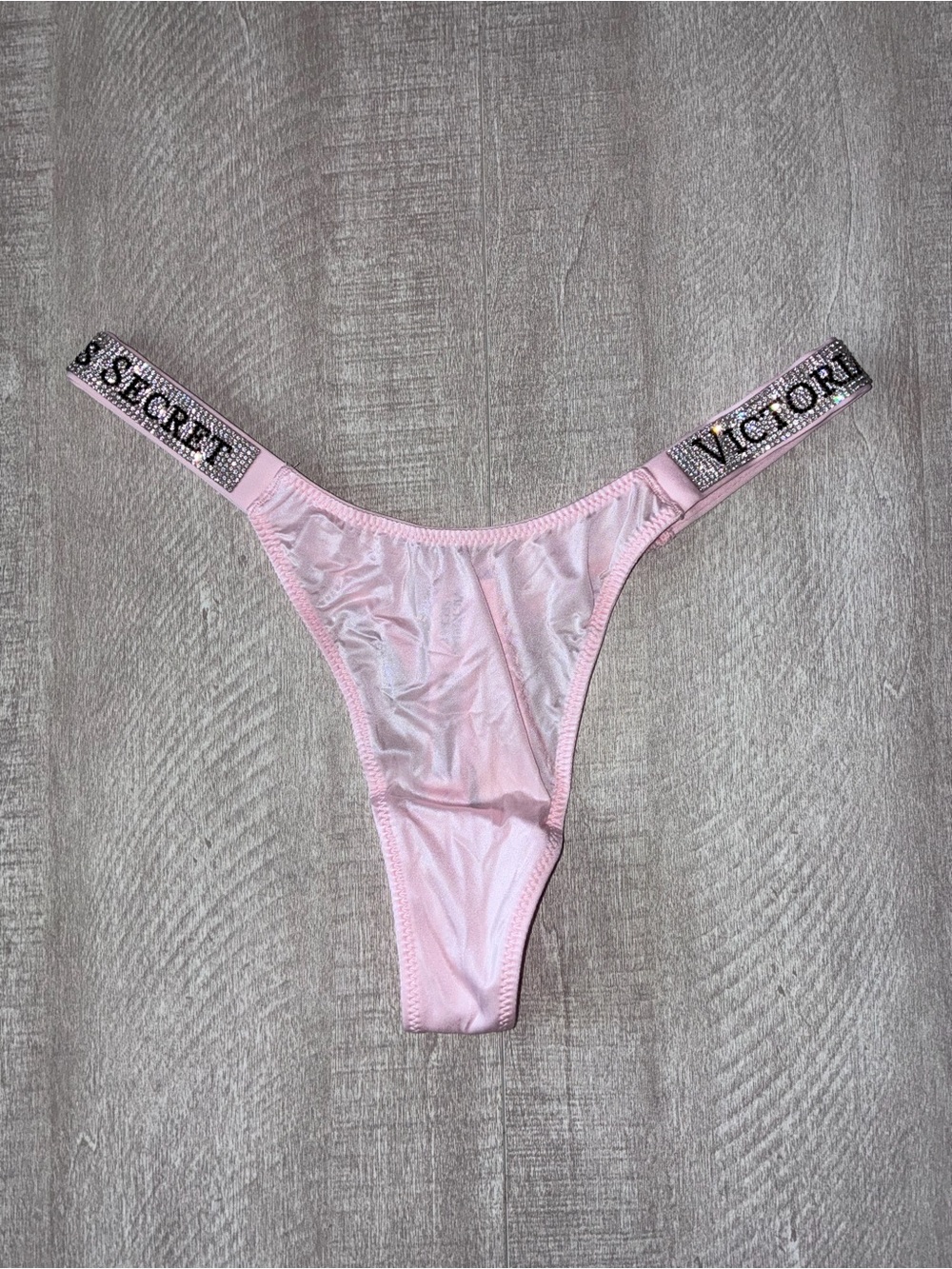 Victoria's Secret Shine Strap Thong Panty Small